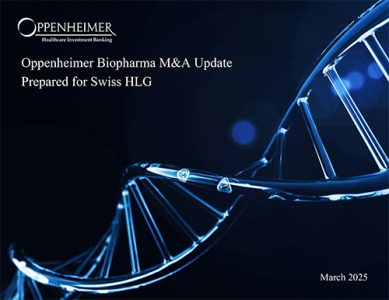 Michael A. Margolis R.Ph. - Oppenheimer Biopharma MA and Strategic Collaboration Insights - Swiss HLG